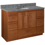 Ultraline 60 in. W x 21 in. D x 34.5 in. H Vanity for Center Basin Cabinet Only in Satin White - Super Arbor