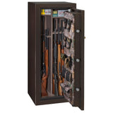 24-Gun Fire Resistant Back-Lit Electronic Lock Safe, Brown Hammertone - Super Arbor