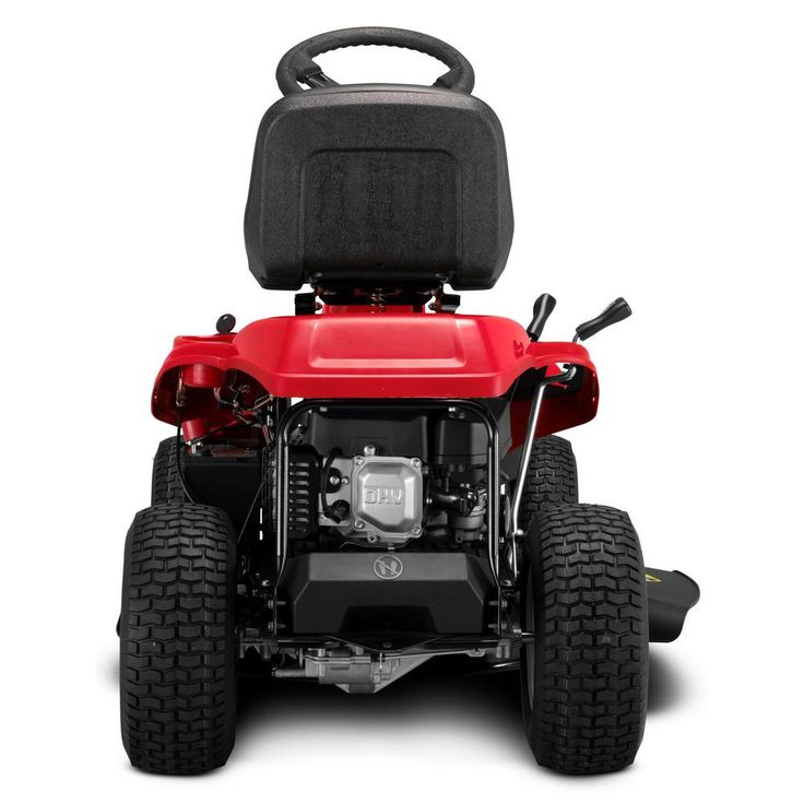 Troy-Bilt TB 30 in. 382 cc Auto-Choke Engine 6-Speed Manual Drive Gas Rear Engine Riding Lawn Mower with Mulch Kit Included