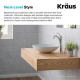 Viva 16-1/2 in. Round Porcelain Ceramic Vessel Sink in White - Super Arbor