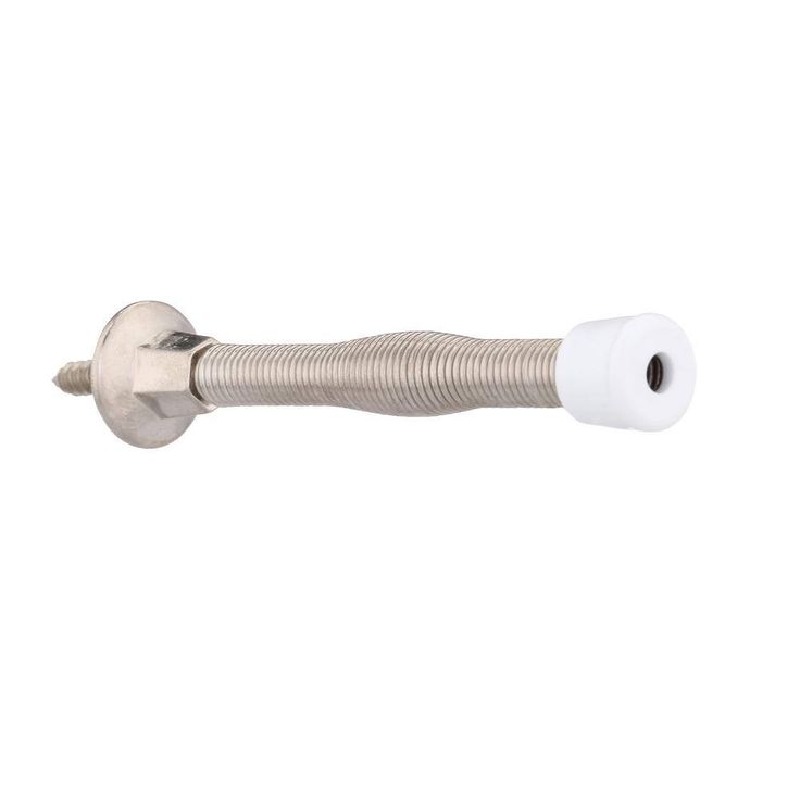 Satin Nickel Light Duty Spring Door Stop