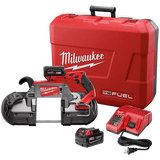 Milwaukee M18 FUEL 18V Brushless Cordless Deep Cut Band Saw Kit with (2) 9.0Ah Batteries, Rapid Charger & Hard Case