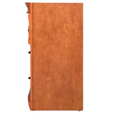 Naples 36 in. W Bath Vanity Cabinet Only in Warm Cinnamon with Right Hand Drawers - Super Arbor