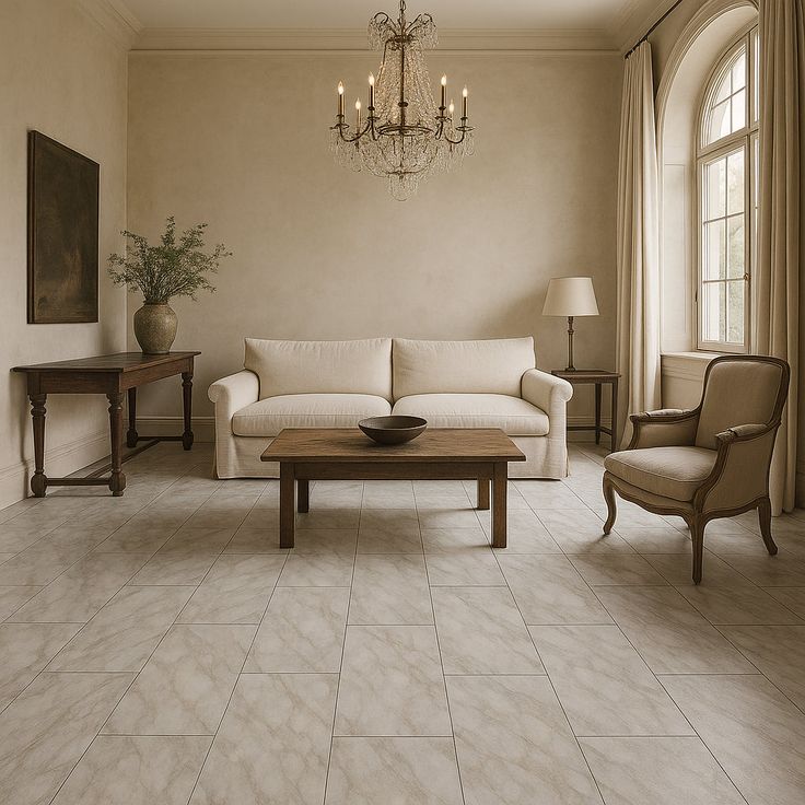 Ashen Grove Marble 22 MIL x 18.5 in. W x 37 in. L Click Lock Waterproof Vinyl Tile Flooring (19.1 sq. ft./case)