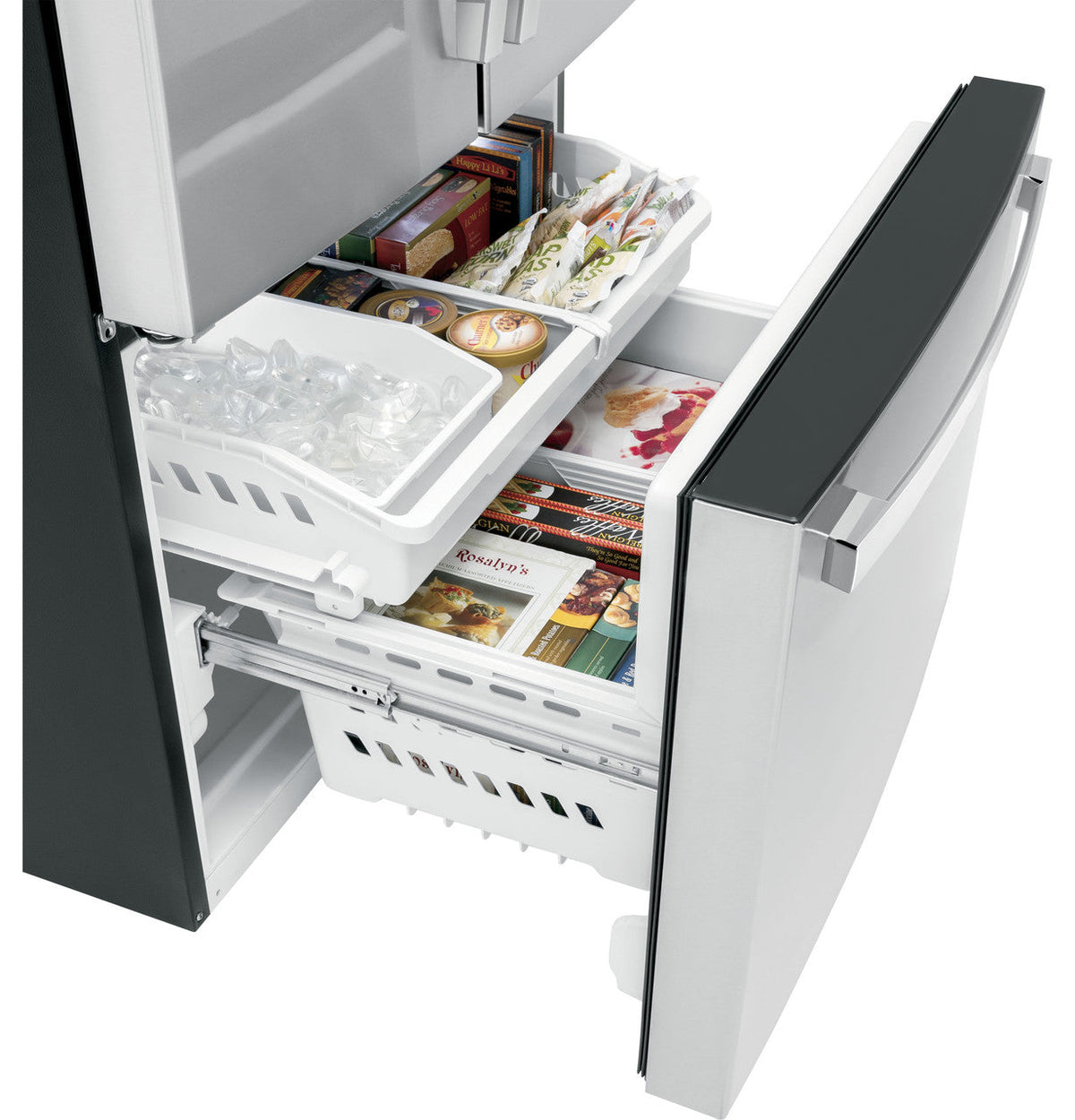 GE 27.0 cu. ft. French Door Refrigerator in Fingerprint Resistant Stainless Steel, ENERGY STAR