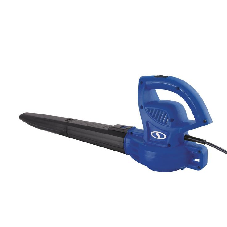 Sun Joe 155 MPH 200 CFM 6 Amp Electric Handheld Leaf Blower, Blue