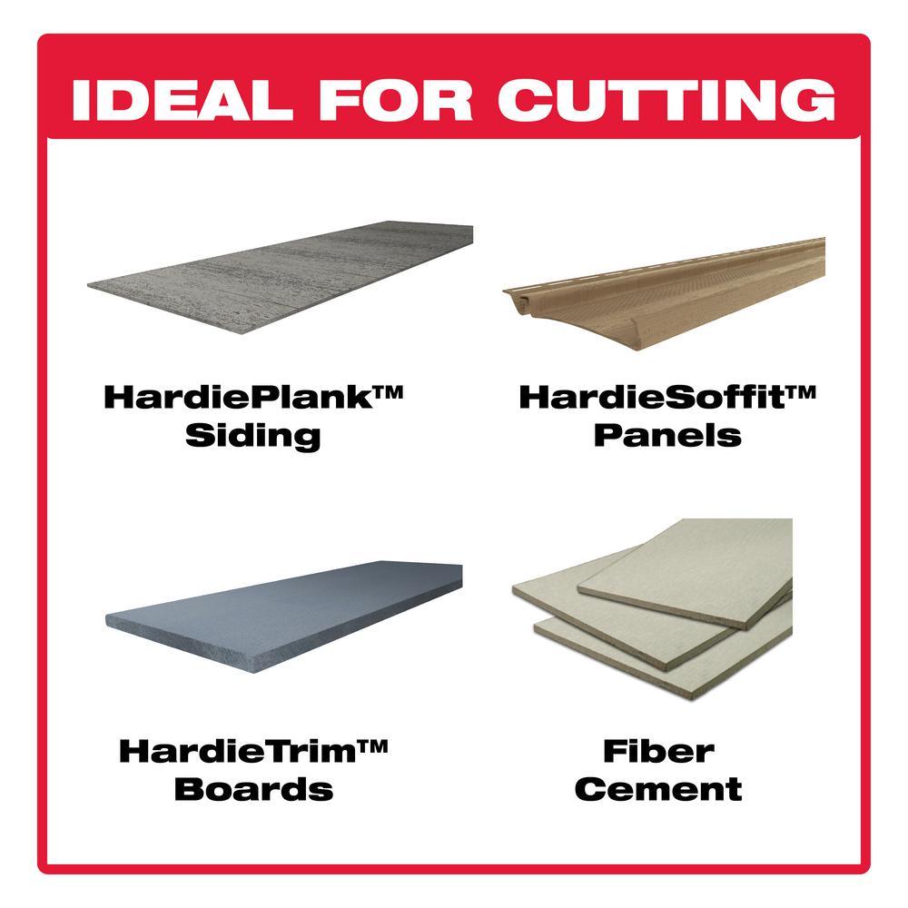 7-1/4 in. x 4-Teeth Polycrystalline Diamond (PCD) Tipped James Hardie/Fiber Cement Saw Blade - Super Arbor