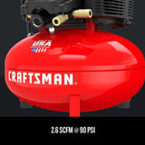 CRAFTSMAN 6-Gallon Single Stage Portable Electric Pancake Air Compressor