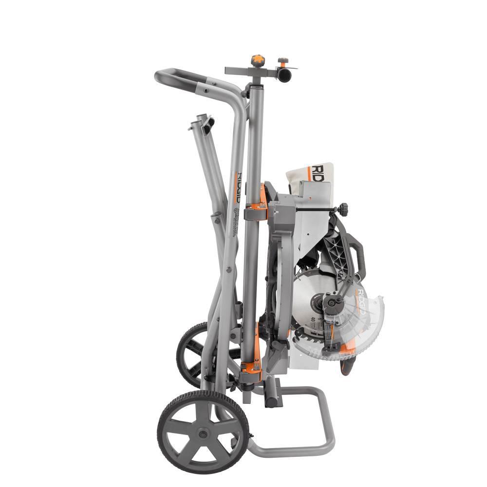Universal Mobile Miter Saw Stand with Mounting Braces - Super Arbor