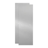 Simplicity 48 in. x 70 in. Semi-Frameless Traditional Sliding Shower Door in Bronze with Clear Glass - Super Arbor