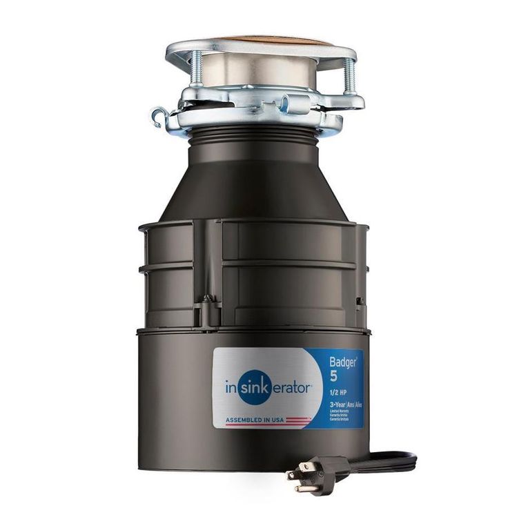 InSinkErator Badger 5 Series 1/2-HP Continuous Feed Garbage Disposal