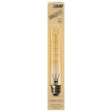 Feit Electric 60W Equivalent T10 Dimmable Incandescent Amber Glass Vintage Edison Large Light Bulb Soft White (4-Pack)