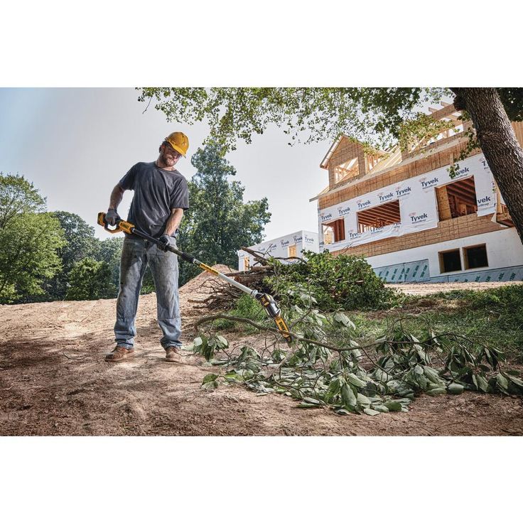 DEWALT 20V MAX Brushless Cordless String Trimmer with Bonus 8 in. 20V Pole Saw & 22 in. 20V Hedge Trimmer (Tools Only)