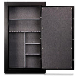 36-Gun 20.3 cu. ft. Steel 30-Minute Combination Lock, Black - Super Arbor