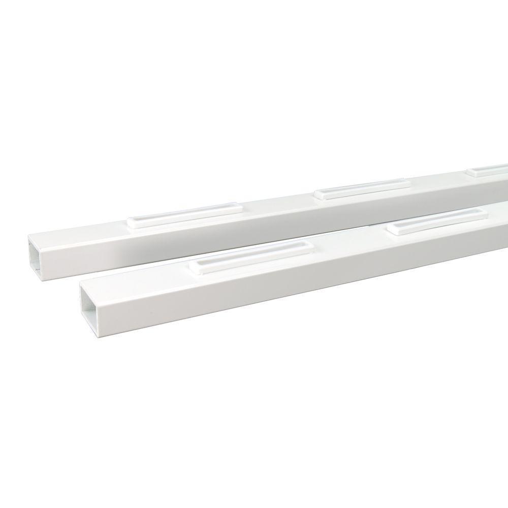 Al13 6 ft. White Aluminum Stair Hand Rail (2-Pack) - Super Arbor