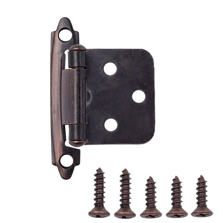 Oil Rubbed Bronze Traditional Variable Overlay Hinge (10-Pairs)