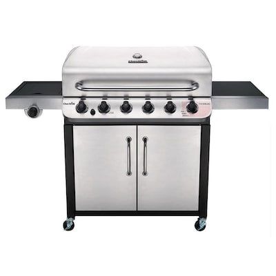 Char-Broil Performance Stainless 6-Burner Liquid Propane Gas Grill with 1 Side Burner
