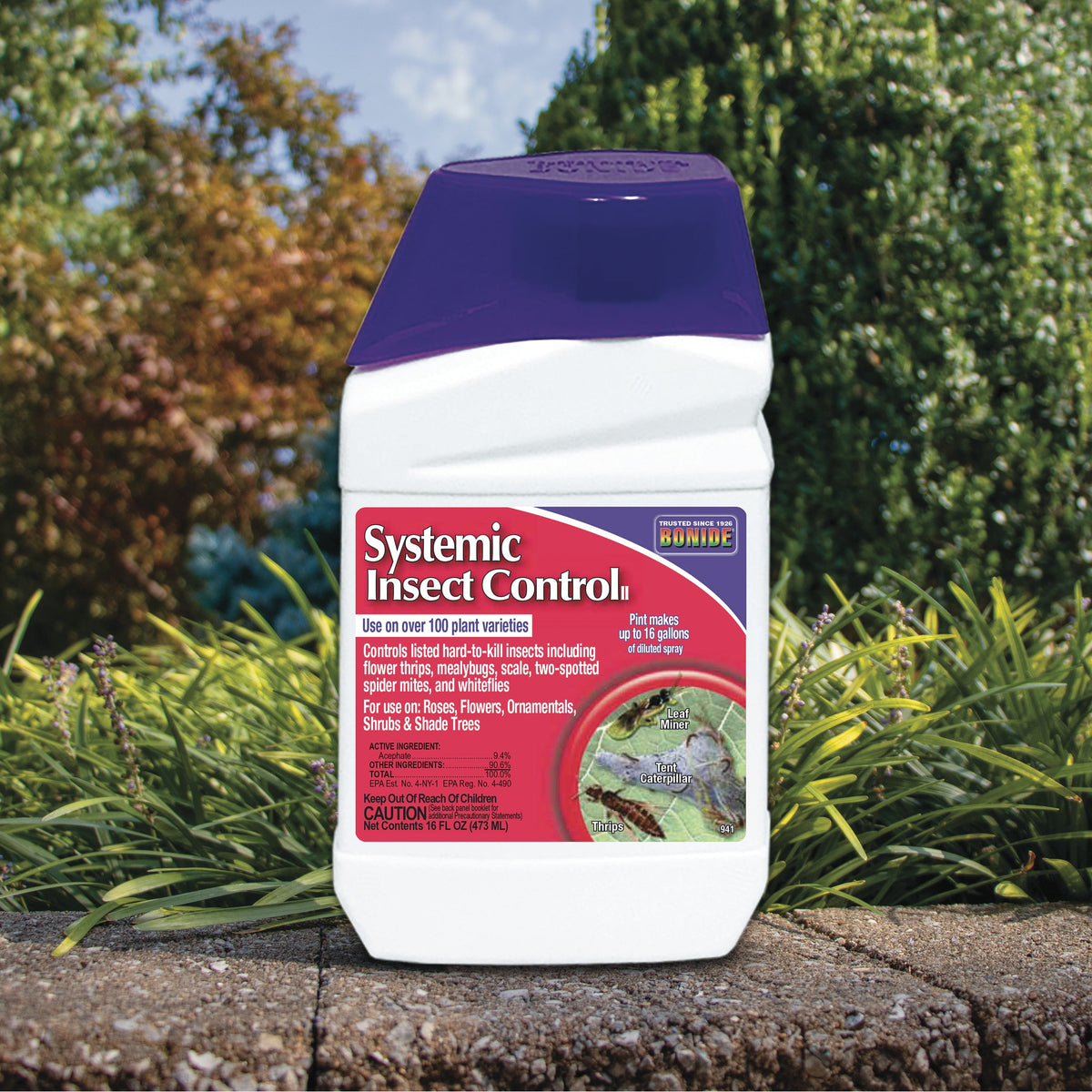 Bonide Systemic Insect Control Concentrate, 1 Pint (16 oz)