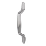Decorative 3 in. (76mm) Center-to-Center Satin Nickel Spoon Foot Drawer Pull (10-Pack) - Super Arbor