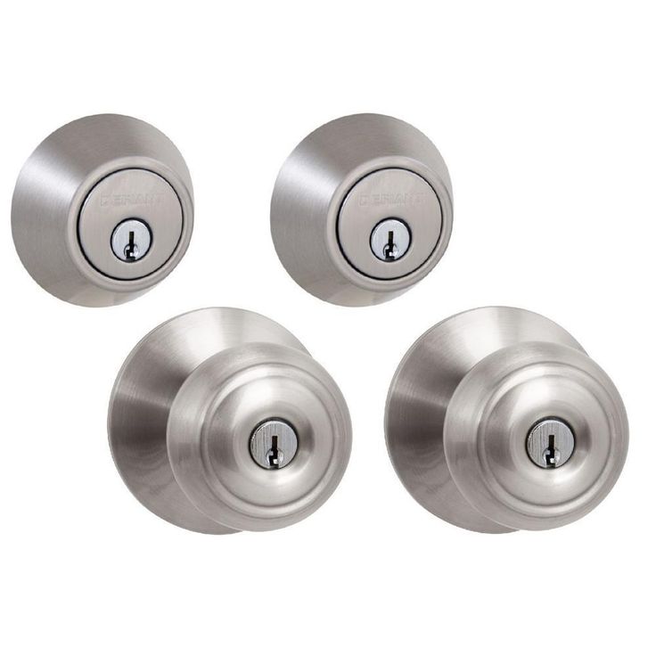 Hartford Entry Knob and Deadbolt Set (2-Pack)
