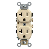 20 Amp Commercial Grade Duplex Outlet, Brown - Super Arbor