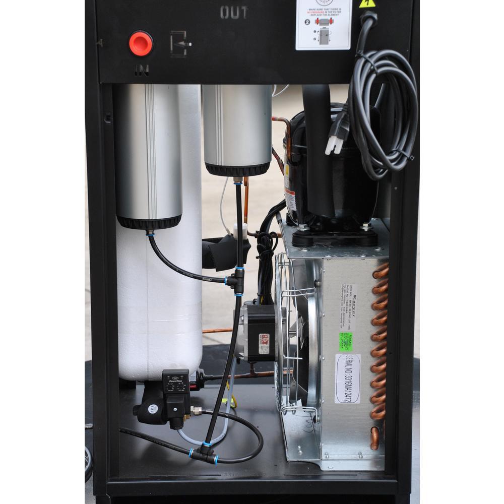 Industrial Plus 80 Gal. 5 HP 230-Volt 3-Phase 2-Stage Silent Air Electric Air Compressor with 30 CFM Dryer Bundle - Super Arbor