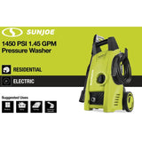 Sun Joe 1450 PSI 1.45 GPM 11.5 Amp Electric Pressure Washer