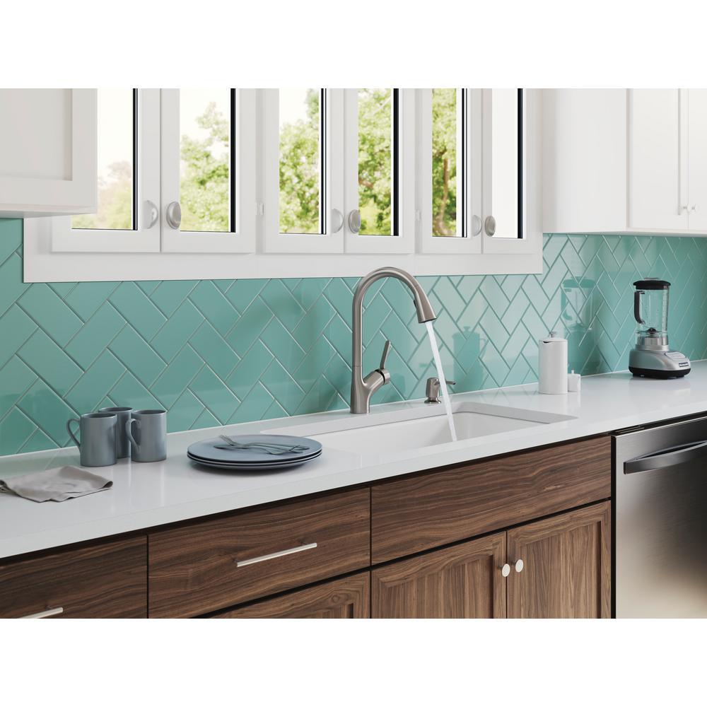 Setra Single-Handle Touchless Pull-Down Sprayer Kitchen Faucet in Vibrant Stainless - Super Arbor
