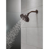 Pivotal 5-Spray 6 in. Single Wall Mount Fixed Rain H2Okinetic Shower Head in Venetian Bronze - Super Arbor