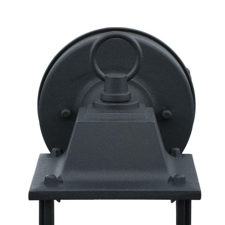Black Integrated LED Outdoor Line Voltage Wall Sconce
