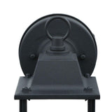 Black Integrated LED Outdoor Line Voltage Wall Sconce