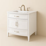 Home Decorators Collection Dacosti 42-Inch Bathroom Vanity with Marble Top