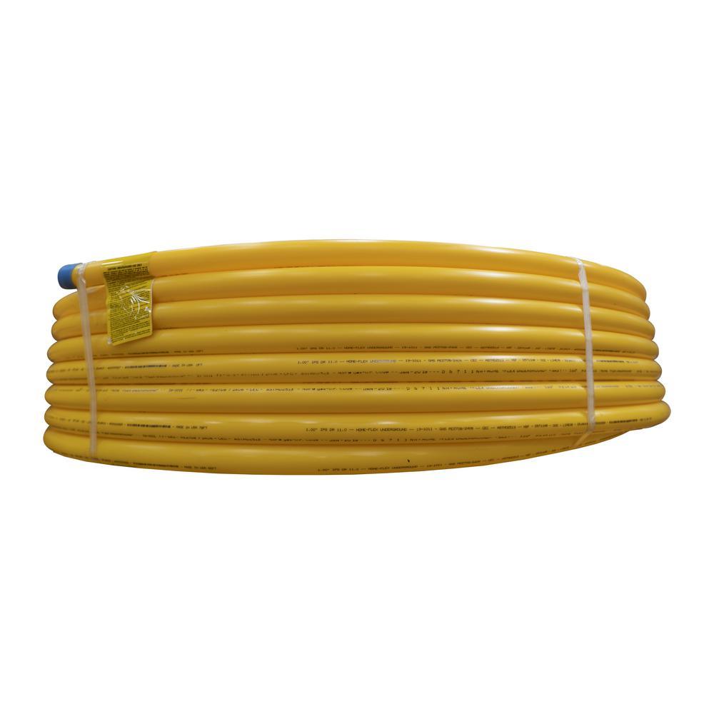 1 in. IPS x 250 ft. DR 11 Underground Yellow Polyethylene Gas Pipe