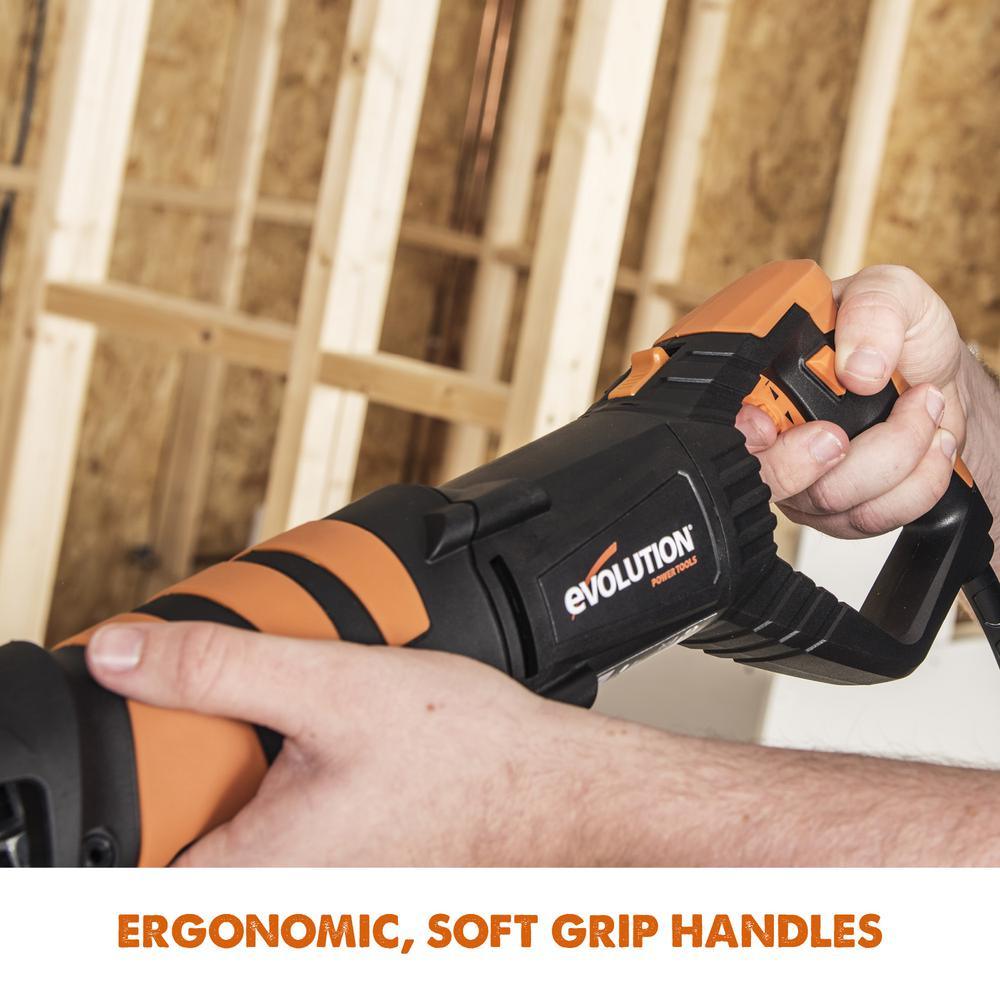 7 Amp Multi-Material Reciprocating Saw with 4-Blades - Super Arbor