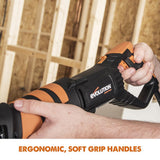 7 Amp Multi-Material Reciprocating Saw with 4-Blades - Super Arbor