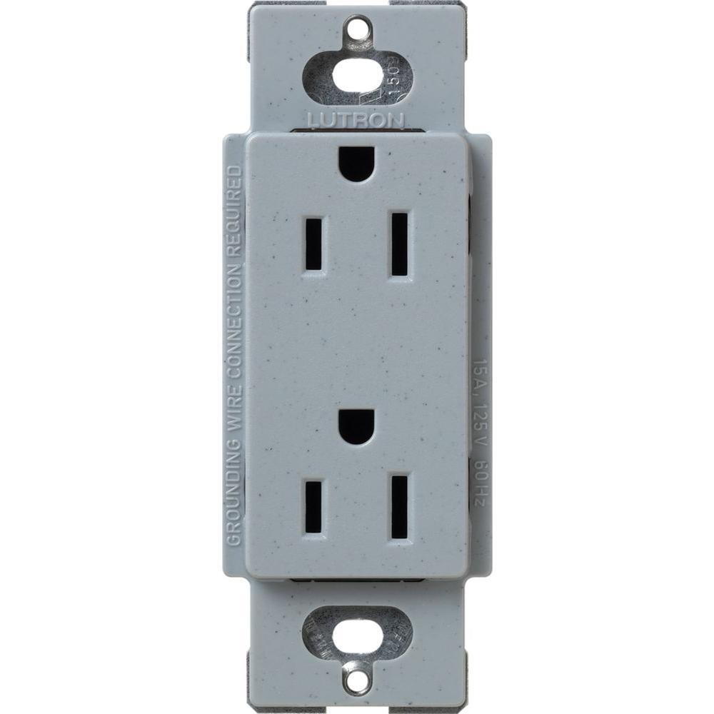 Tamper-Resistant Duplex Receptacle, 15 Amp, White - Super Arbor