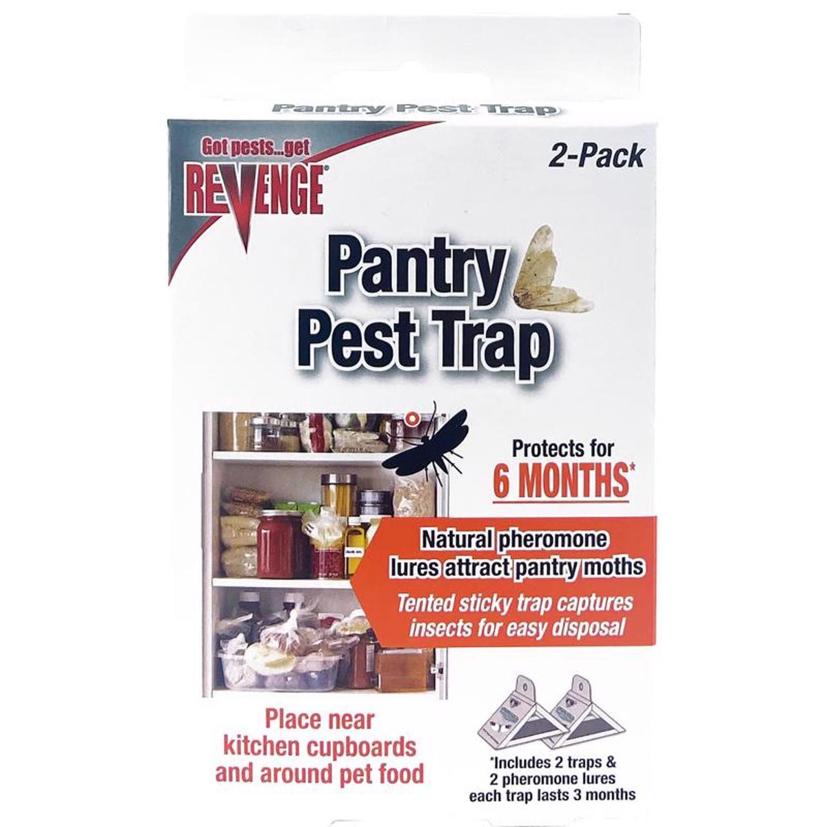Bonide No Escape Pantry Moth Trap, 2-Pack