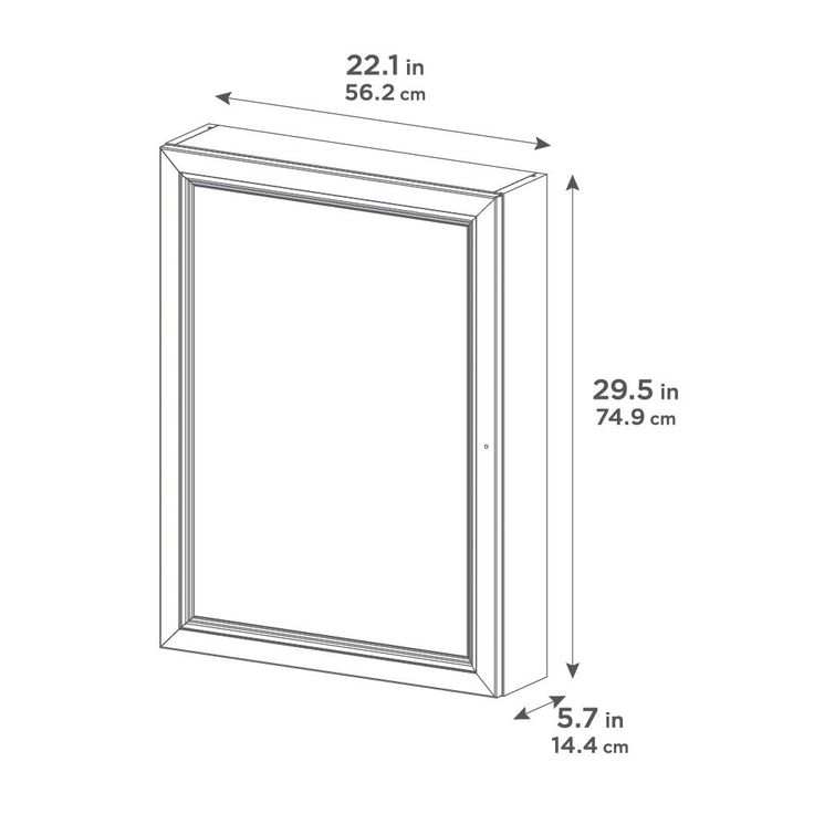 Delridge 22 in. W x 30 in. H x 6 in. D Framed Surface-Mount Modular Bathroom Medicine Cabinet in Chocolate
