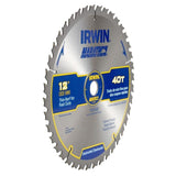 IRWIN Marathon 12-in 40-Tooth Carbide Miter/Table Saw Blade