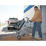 Portable Folding Gravity Rise Miter Saw Stand with Wheels - Super Arbor