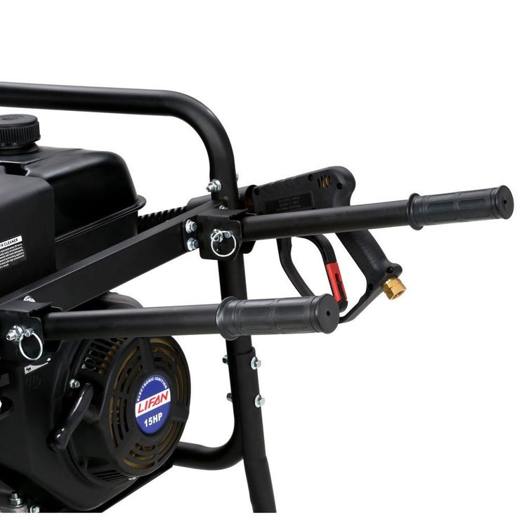 LIFAN Hydro Pro Series 4,500 psi 4.0 GPM AR Tri-Plex Pump Electric Start Gas Pressure Washer with Panel Mounted Controls CARB