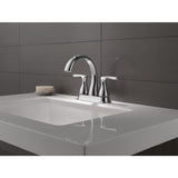 Delta Dulcet Brushed Nickel 2-handle 4-in Centerset WaterSense Bathroom Sink Faucet with Drain