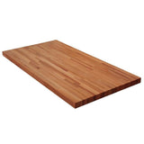Sparrow Peak Red Oak 6-ft Natural Straight Butcher Block Oak Kitchen Countertop