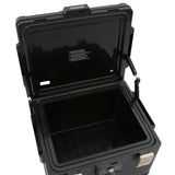 1.06 cu. ft. Molded Fire Resistant and Waterproof Legal Document Storage Chest with Key and Double Latch Lock - Super Arbor