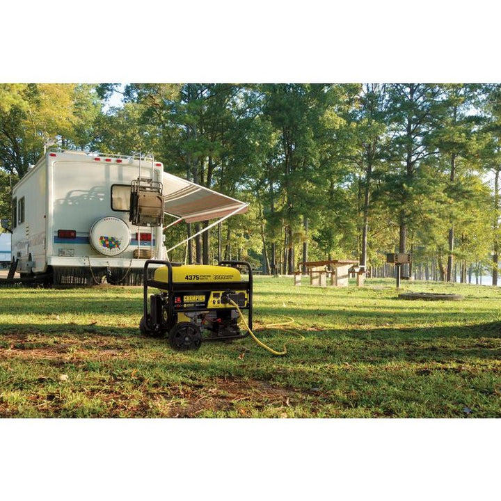 CHAMPION POWER EQUIPMENT 4375/3500-Watt Gasoline Powered RV Ready Portable Generator with Wireless Remote Start (EPA)