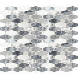 MSI Ankara 13 in. x 11.61 in. x 6mm Textured Stone Metal Mesh-Mounted Mosaic Tile (15.75 sq. ft. / case)