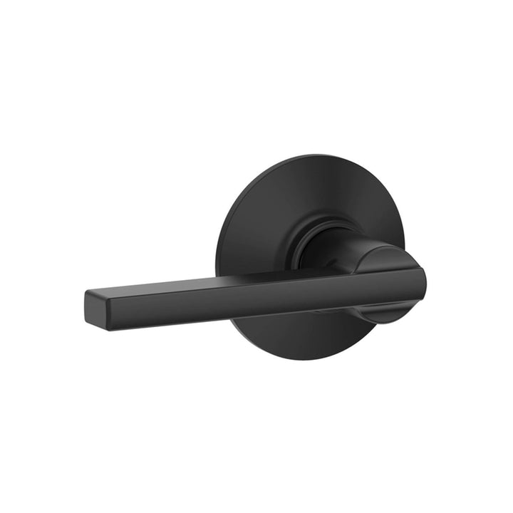 Schlage Latitude Matte Black Passage Lever – Universal Right/Left Handed