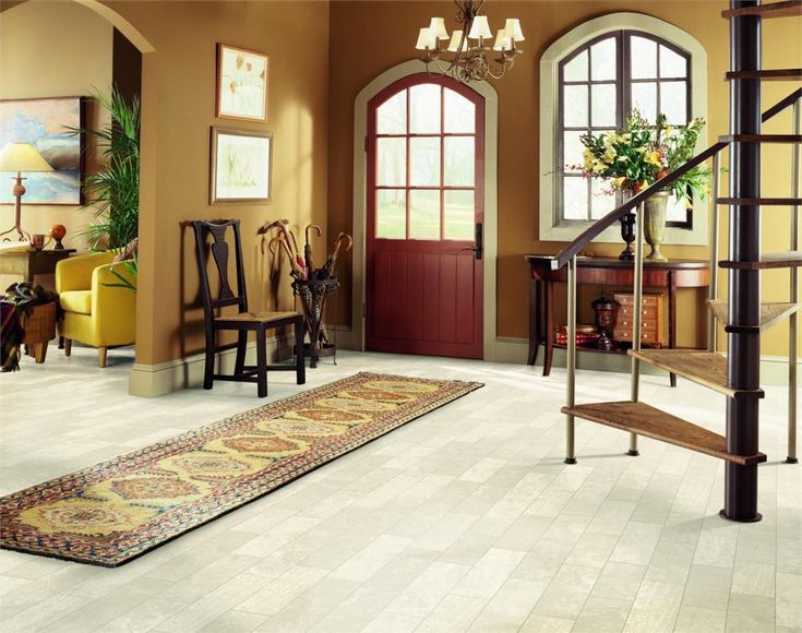 Armstrong Flooring Pickwick Landing III 12-ft W Cut-to-Length Montecello Travertine Opal Wood Look Low-Gloss Finish Sheet Vinyl