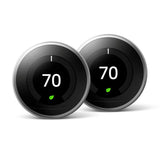 Nest Learning Thermostat 3rd Gen in White - Super Arbor