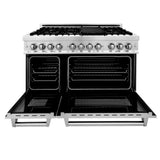 ZLINE 48 in. Professional Dual Fuel Range in Stainless Steel (RA48) - Super Arbor
